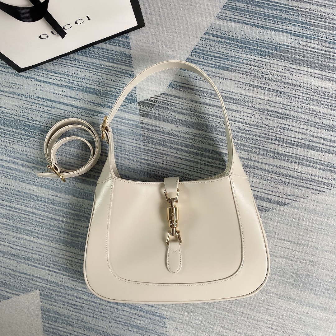 Gucci Jackie 1961 Small Shoulder Bag 636709 White